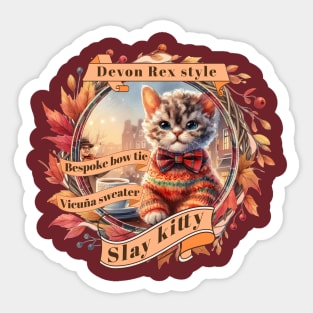 Cat Couture Bespoke Vicuña Grandma Love 1BD Sticker